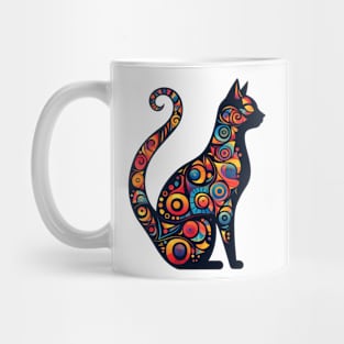 Kaleidoscope Kitty Mug